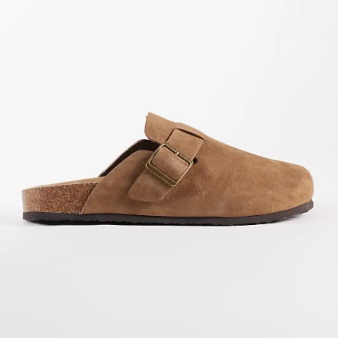 Budget Birkenstock Boston Alternative: ASOS DESIGN Mule Sandals with Cork Sole