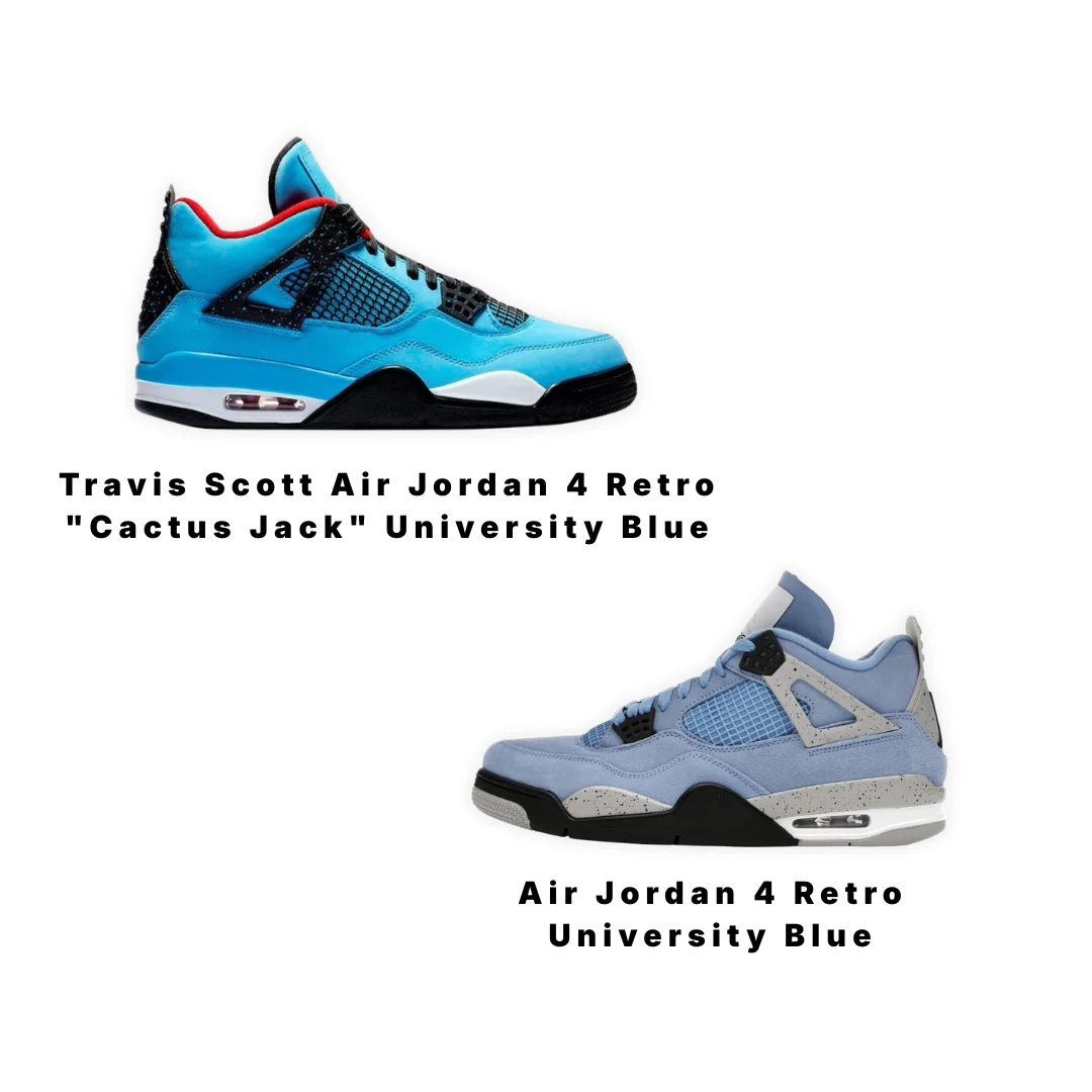 Travis Scott Air Jordan 4 Retro "Cactus Jack" University Blue Alternative: Air Jordan 4 Retro University Blue