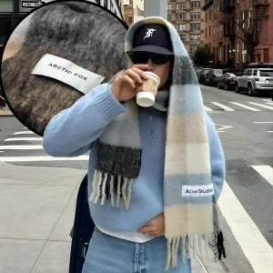 Arctic Fox & Co Stockholm Scarf - The Perfect Acne Studios Dupe
