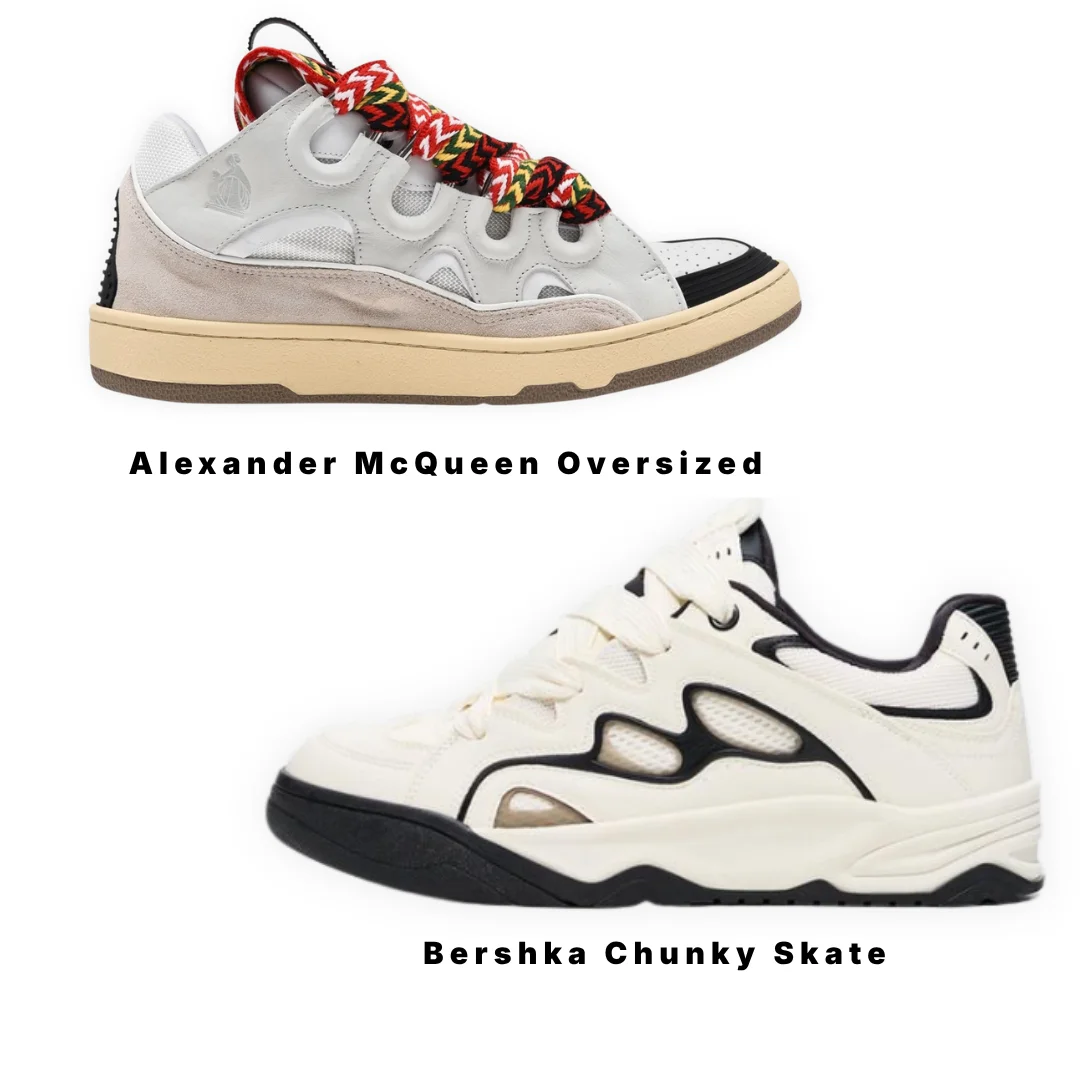 Lanvin Curb Alternative: Bershka Chunky Skate