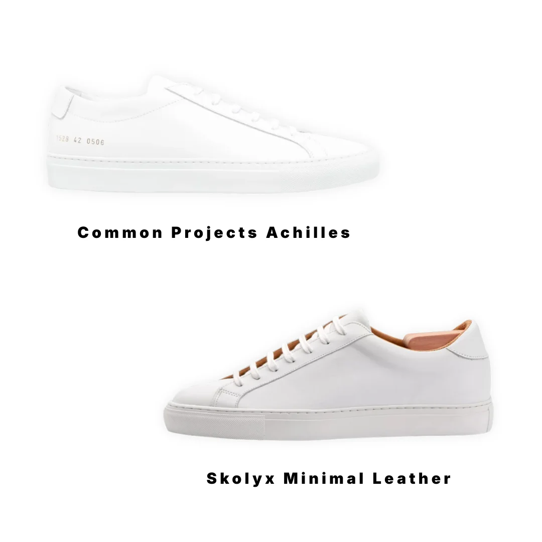 Common Projects Achilles Alternative: Skolyx Minimal Leather Sneakers