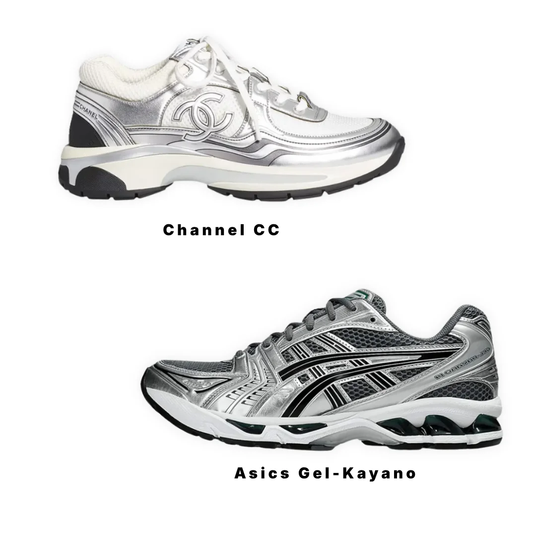 Chanel CC Logo Alternative: ASICS Gel-Kayano