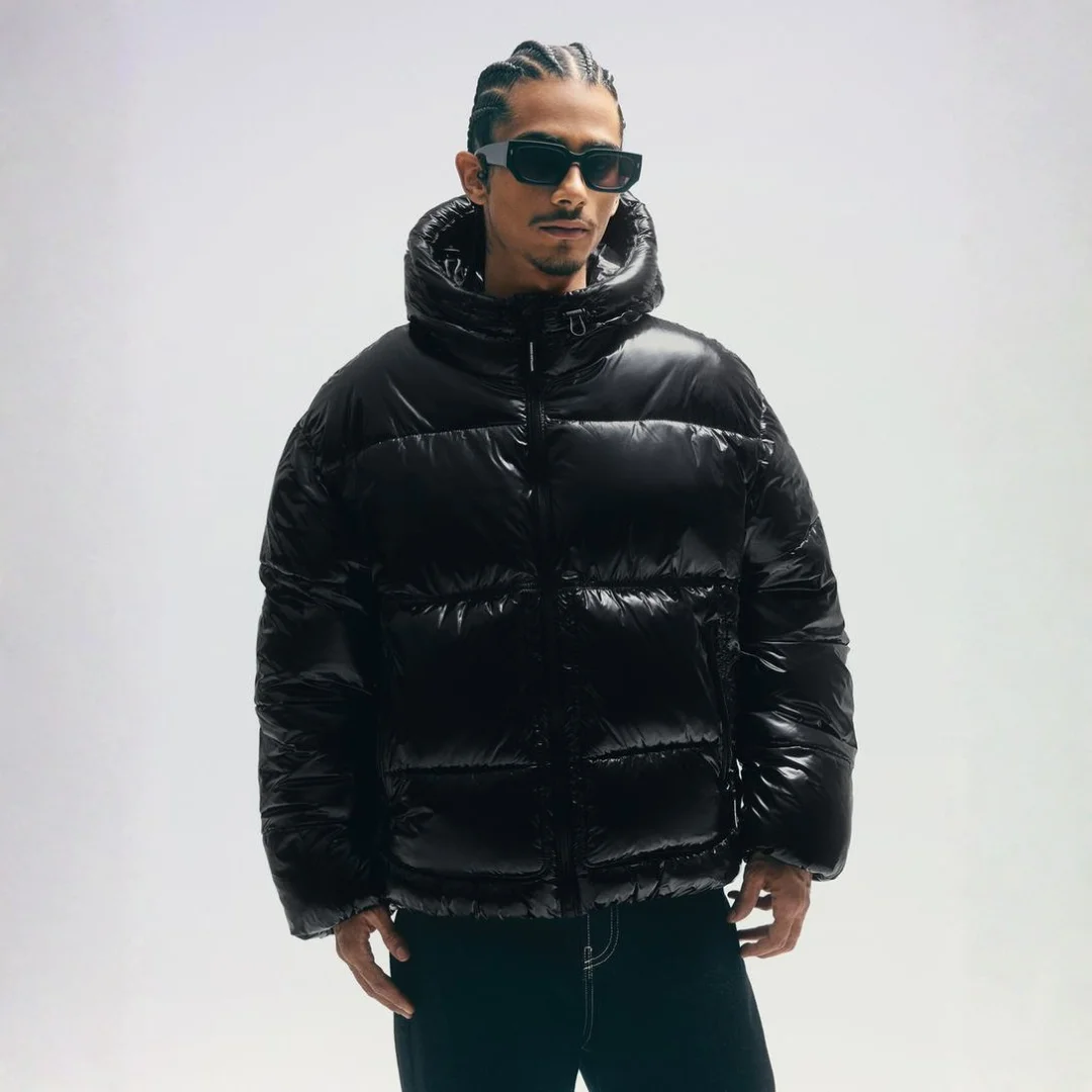 Budget Moncler Puffer Alternative: Bershka Hooded Puffer Jacket