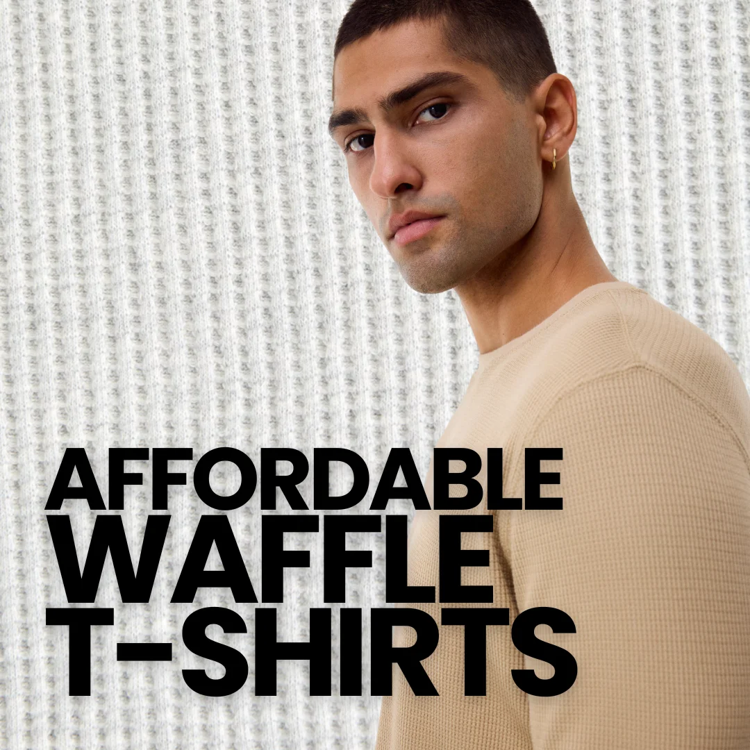 The Best Affordable Waffle Long Sleeve Tops for Streetwear Right Now